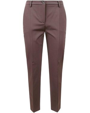 Via Masini 80 Trousers - Purple