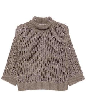 D. EXTERIOR Jumper - Brown
