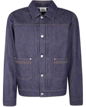 Drole de Monsieur La Veste Denim Brut Jacket - Blue