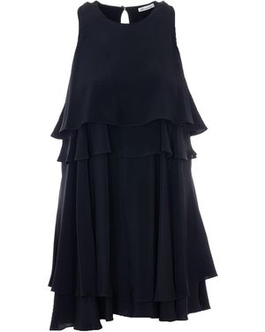 Ami Paris Mini Ruffles Dress - Blue