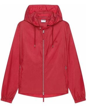 Courreges Hooded Windbreaker - Red