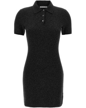 T By Alexander Wang Polo Dress - Black