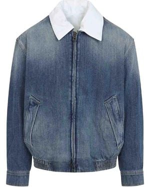 Loewe Zip-Up Jacket - Blue