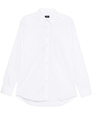 Etro Elastic Cotton Shirt - White