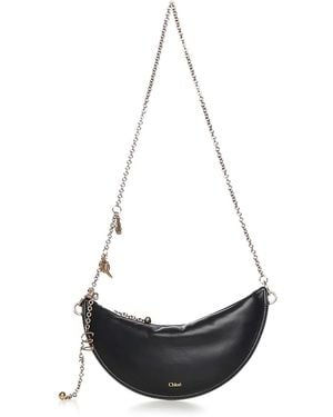 Chloé Chloè Icons Mini Leather Shoulder Bag - White