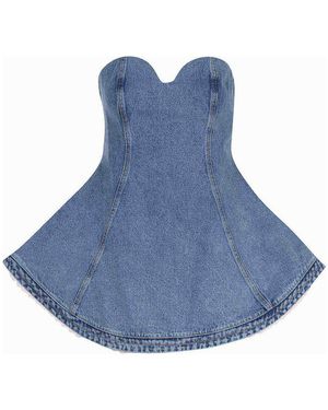Magda Butrym Dress Made Of - Blue