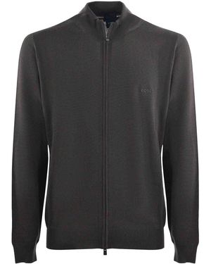 BOSS Cotton Wool H-Emeraviglio Cardigan - View #5