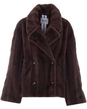 S.w.o.r.d 6.6.44 Faux Fur Jacket - Brown