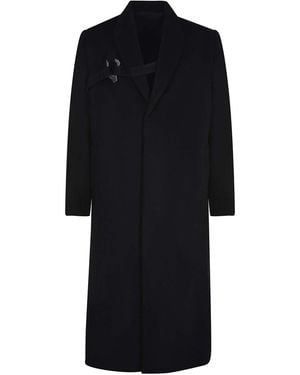 HELIOT EMIL Coat Made Of A Wool And Cashmere Blend - Black