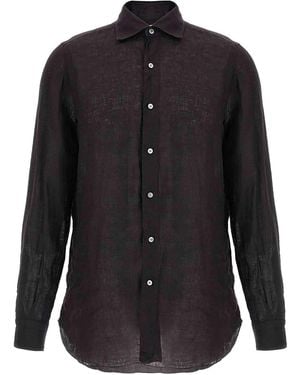 Finamore 1925 Gaeta Shirt - Black