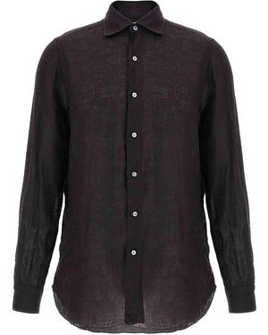 Finamore 1925 Gaeta Shirt - Black