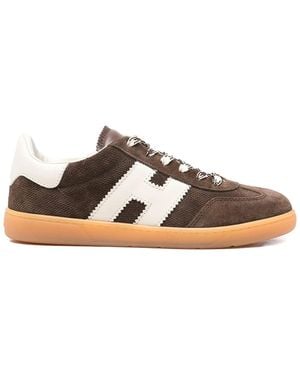 Hogan Cool Suede Sneakers - Brown