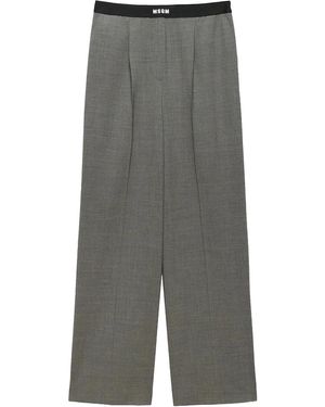 MSGM Msgm Pantalone - Grey