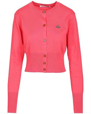 Vivienne Westwood Cropped Cardigan - Red