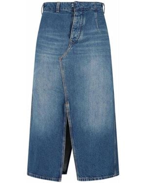 Victoria Beckham Gonna Midi - Blue