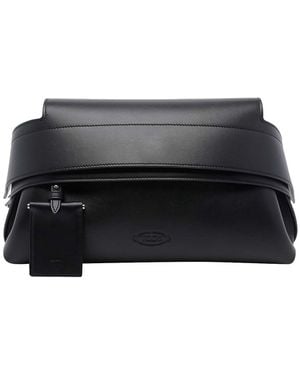 Tod's Mini Tods Wave Pouch - Black