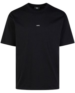 A.P.C. T-Shirt Squadrata - Nero