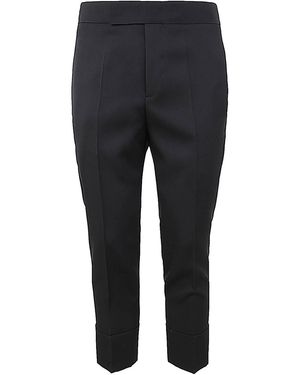 SAPIO Wool Trousers - Black