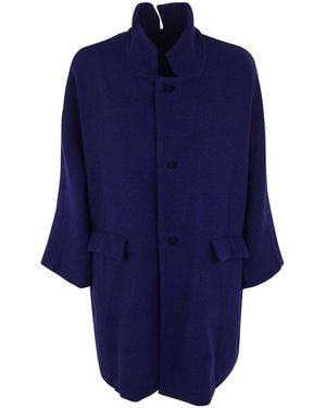 Daniela Gregis Oversized Double Coat - Blue