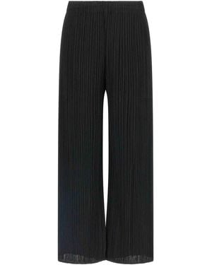 Pleats Please Issey Miyake Monthly Colors: February Trousers Black