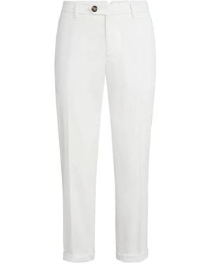 Brunello Cucinelli Dyed Pants - White