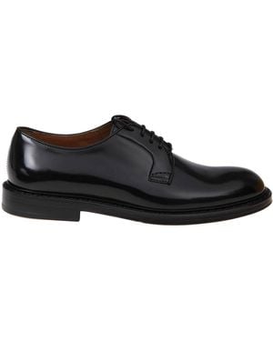 Doucal's Doucals Leather Derby Shoe - Black