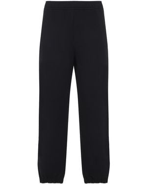 Lanvin Embroidered Logo Trousers - Blue