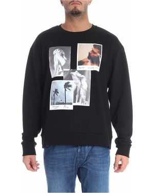 Fausto Puglisi Printed Sweatshirt - Blue