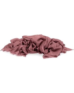 Brunello Cucinelli Cashmere And Silk Scarf - Pink