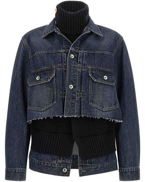 Sacai Hybrid Jacket - Blue