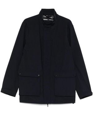 Emporio Armani Nylon Blouson Jacket - Blue