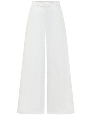 MSGM Poplin Pants - White