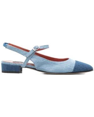 CAREL PARIS Oceano Slingback Ballets - Blue