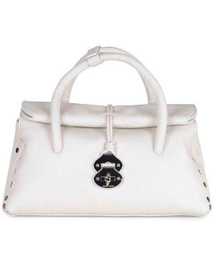 Zanellato Bag Made Of Hammered Leather - White