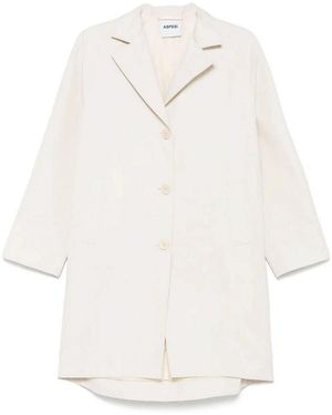 Aspesi Overcoat - White