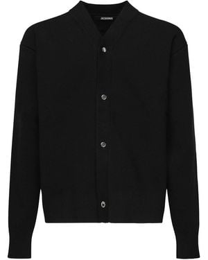 Jacquemus Le Cardigan Double Cardigan - Black