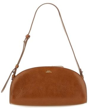A.P.C. Demi-Lune Bag - Brown