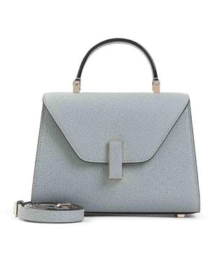 Valextra Iside Crossbody Micro Bag - Gray