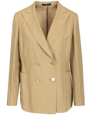Sartoria Latorre Linen Blazer - Natural