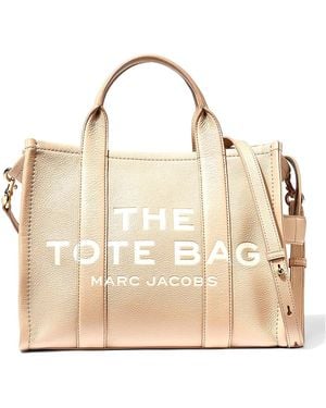 Marc Jacobs The Leather Small Tote Bag - Natural