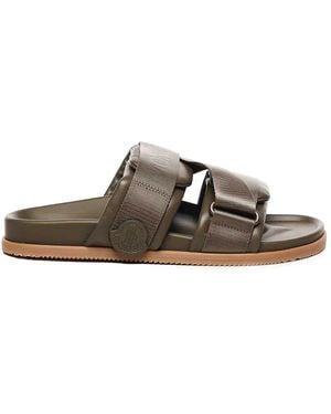 Moncler Mon Nappa Slide - Brown