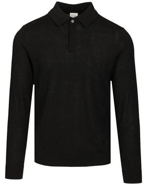 Paul Smith Polo A Maniche Lunghe - Nero