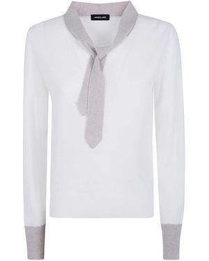 Anneclaire Suéter Cuello Redondo - Blanco