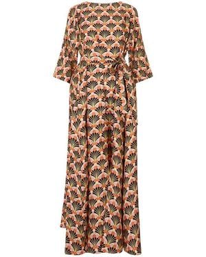 La DoubleJ Muumuu Dress Round Neck - Natural