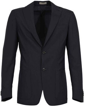 Corneliani Single-Breasted Jacket - Blue