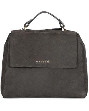 Orciani Sveva Nabucco Small Handbag - Black