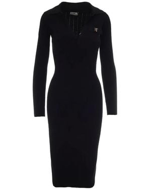 Elisabetta Franchi Knitted Dress - Black