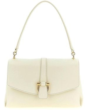 Ferragamo Leather Bag M - White