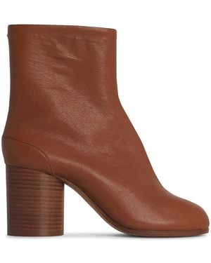 Maison Margiela Leather Ankle Boots - Brown