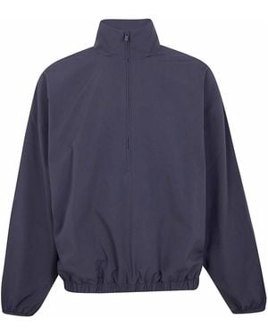 Fear Of God Half Zip Track Jacket - Blue